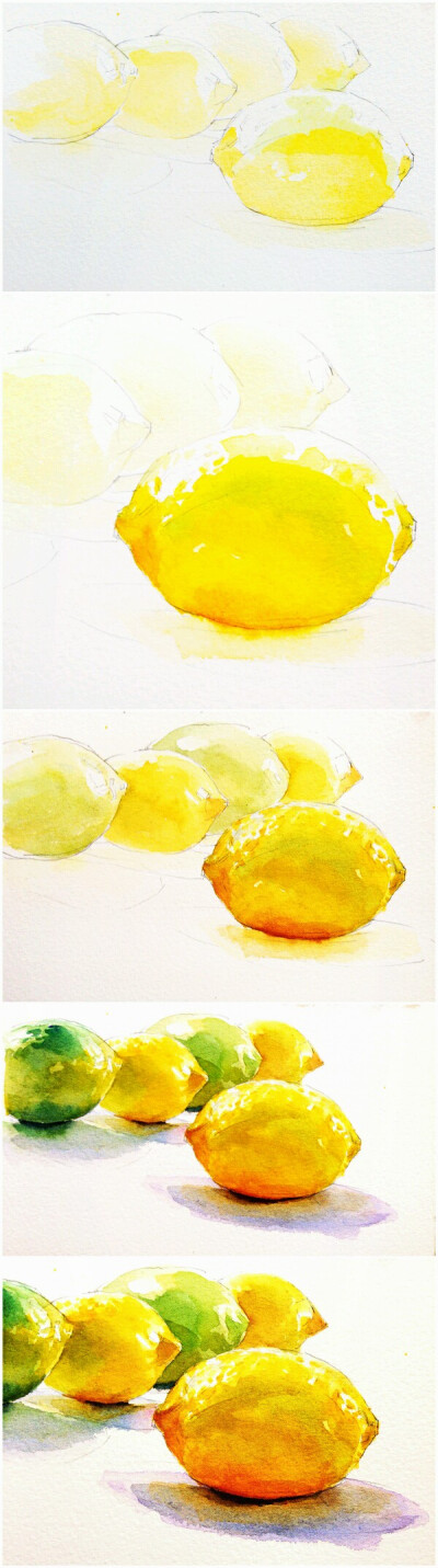 柠檬色彩构成图片图片