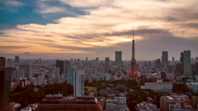 城市掠影gif