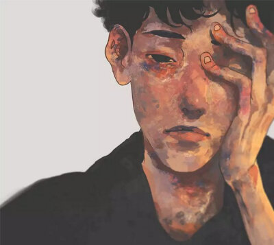 阴沉男头像动漫