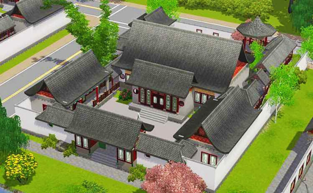 古代房屋 古代背景 古代场景 古风 竹屋 木屋 室内 风景