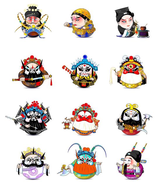萌萌京剧人物