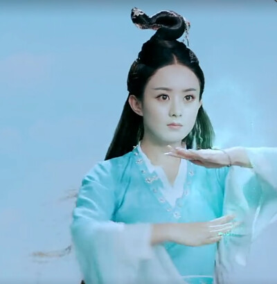 赵丽颖 李易峰 小凡 碧瑶:碧海流波,伤心花蕴多少痴情情寄东海; 瑶池