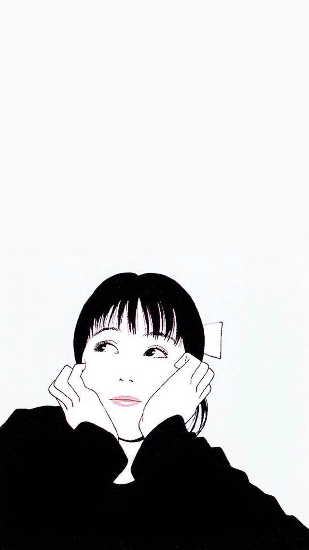 致少女 喜欢请关注 ()粉色 少女 头像 锁屏 壁纸 ins 截图 朋友圈背景