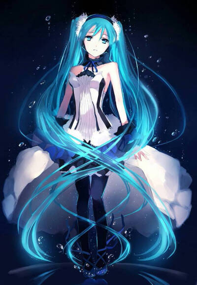 初音未来蓝色系 - 堆糖,美图壁纸兴趣社区