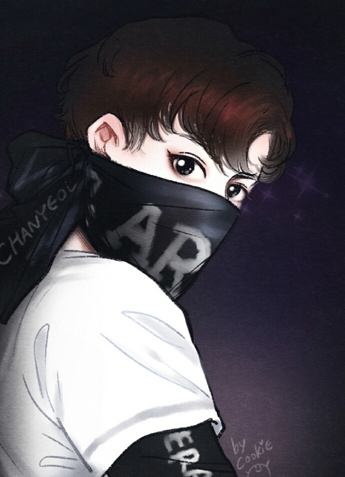 朴灿烈#exofanart手绘插画壁纸头像by.cookie殿下