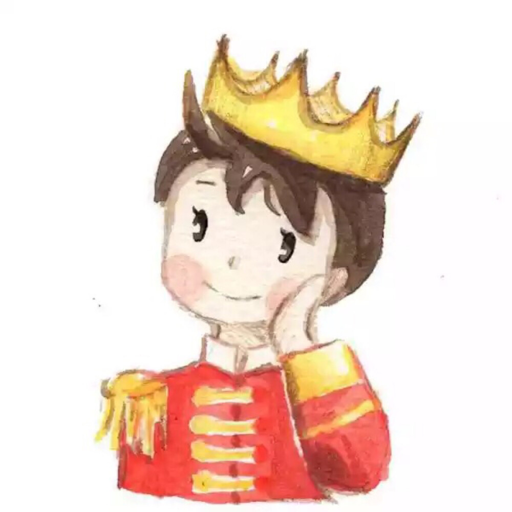 小王子手绘头像图片