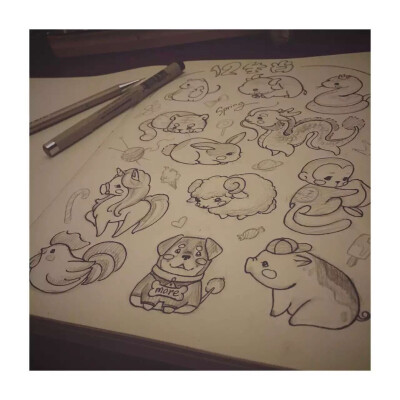 12生肖纹身设计-上海tattoo family春天作品