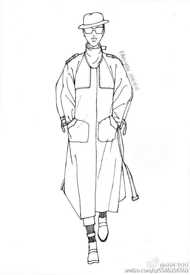 服装画集中营服装设计手绘稿服装中国手绘设计稿手绘哲继续加油
