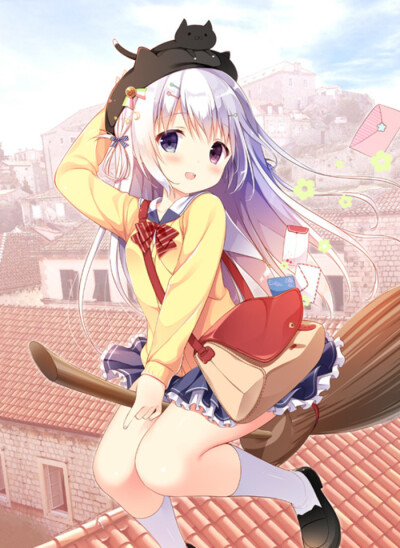 二次元 少女 校服 校园风