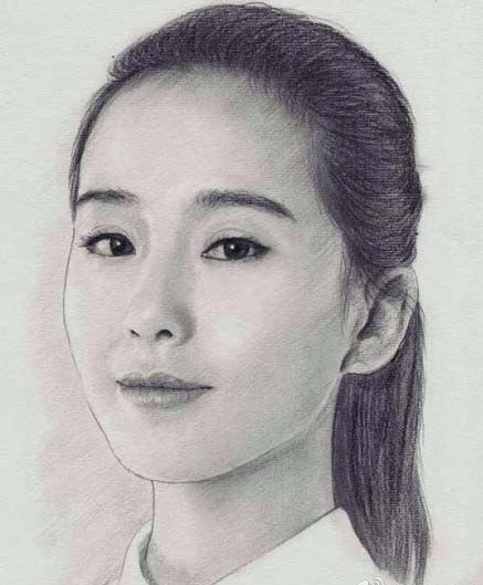 素描明星——刘诗诗