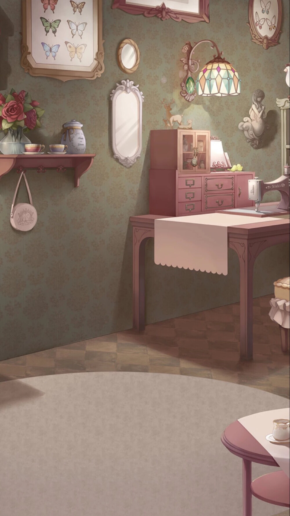 奇迹暖暖复古洛可可换装背景