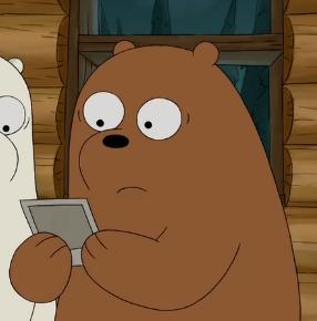 裸熊棕熊表情包图片