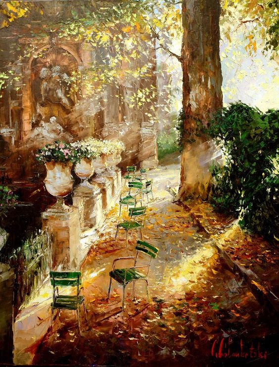 俄罗斯画家gleb goloubetski 的油画作品.