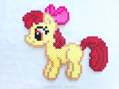 拼拼豆豆 作品 小马宝莉 -可爱军团 my little pony 拼豆小站 专注