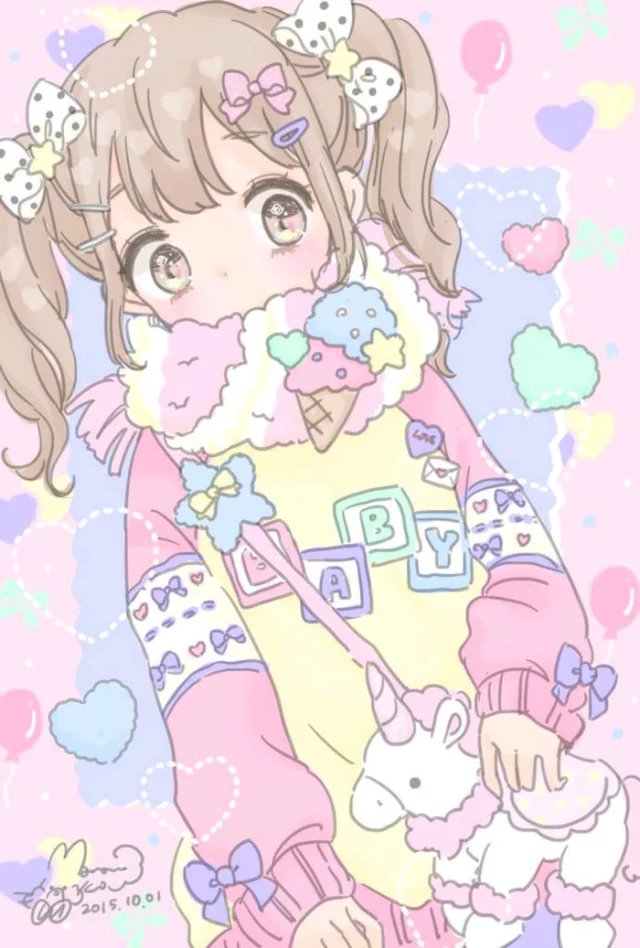壁纸动漫人物女生可爱 少女心卡通少女心壁纸手机壁纸可爱少女心壁纸