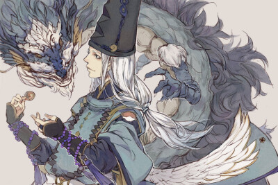 阴阳师 安倍晴明 画师:senryoko 本作品pixiv id=59393037
