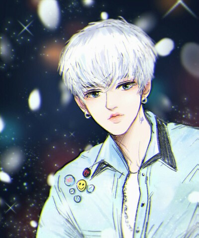 头像 男头 漫头 美男他的银尘真的惊艳到我了