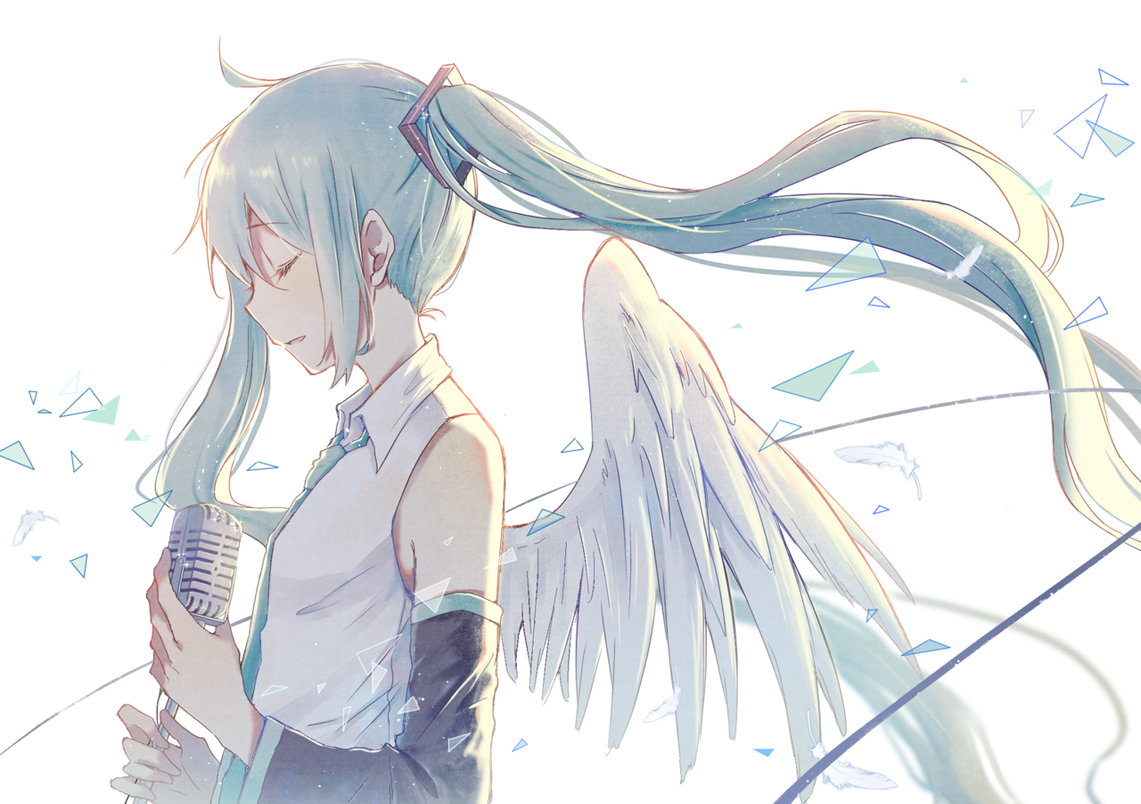 pixiv/动漫/二次元/miku/初音未来/生日祭/翅膀