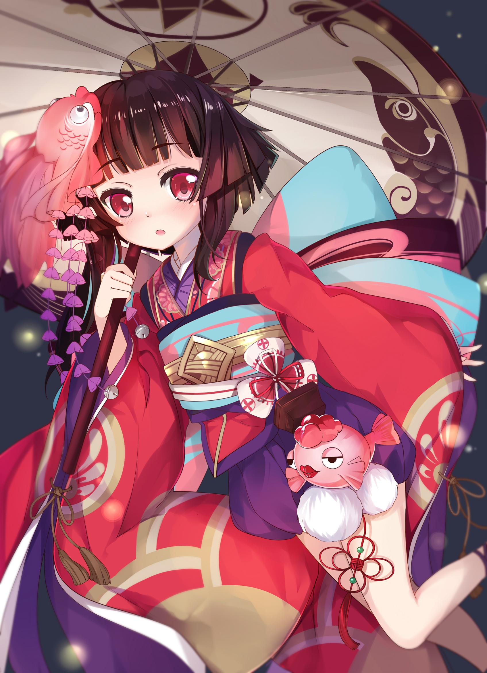 阴阳师 神乐 画师:kikistark 本作品pixiv id=60039060