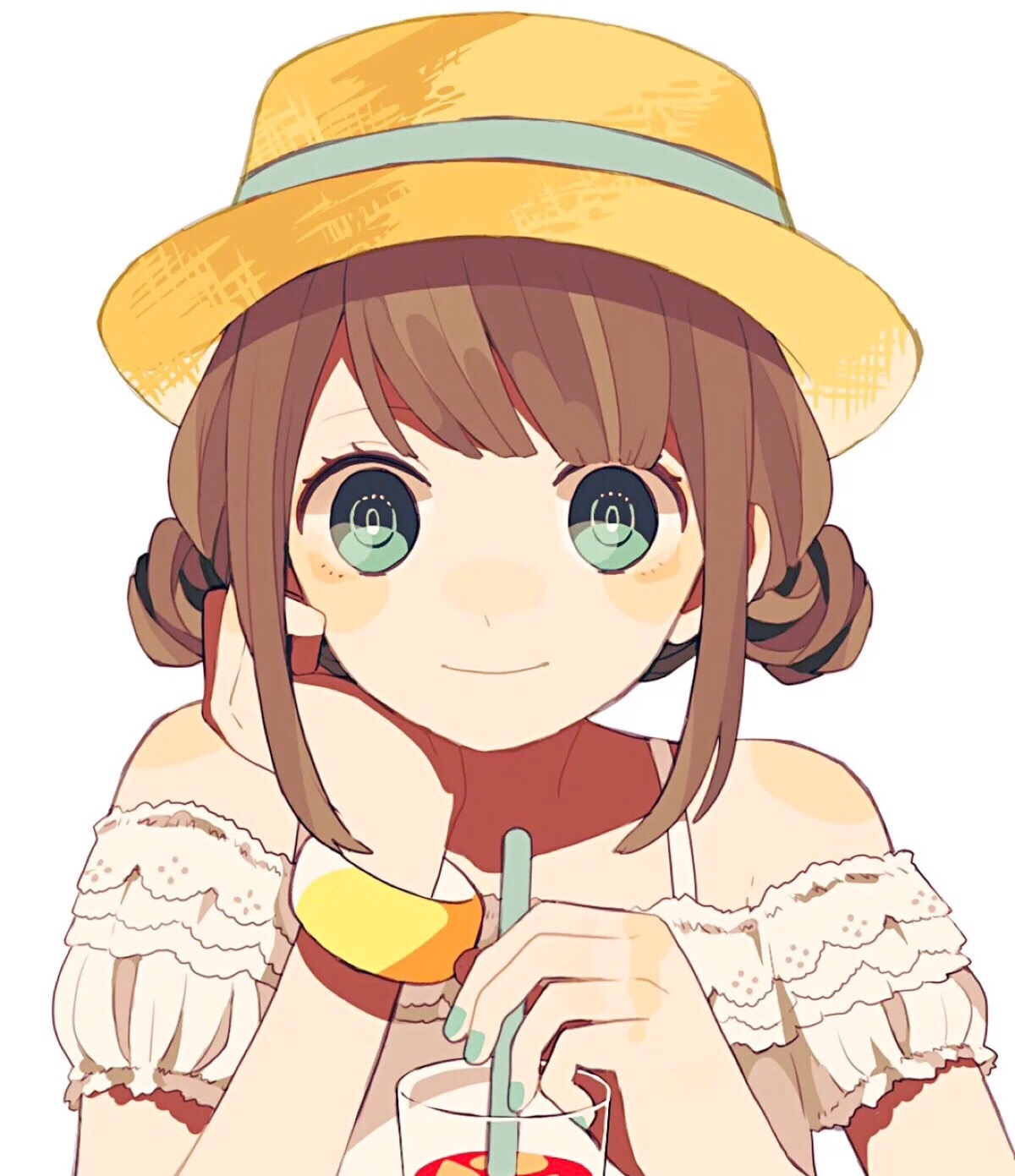 简单 清新 古风 可爱 手绘 卡通 动漫 二次元 萌系 背影 清新 闺蜜