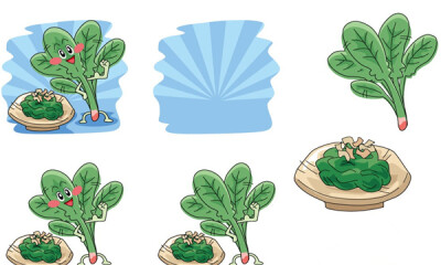 菠菜手绘