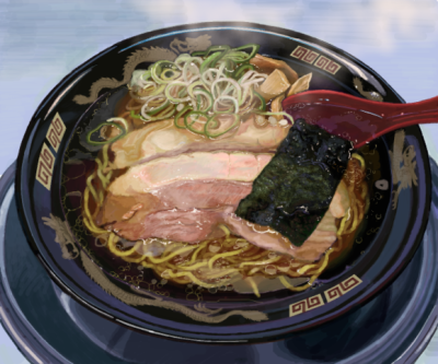 动漫美食 二次元 手绘食物