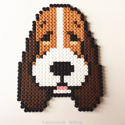 拼拼豆豆 动物作品 狗狗牧羊犬 拉布拉多 斗牛 泰迪 金毛 旺财 贵宾