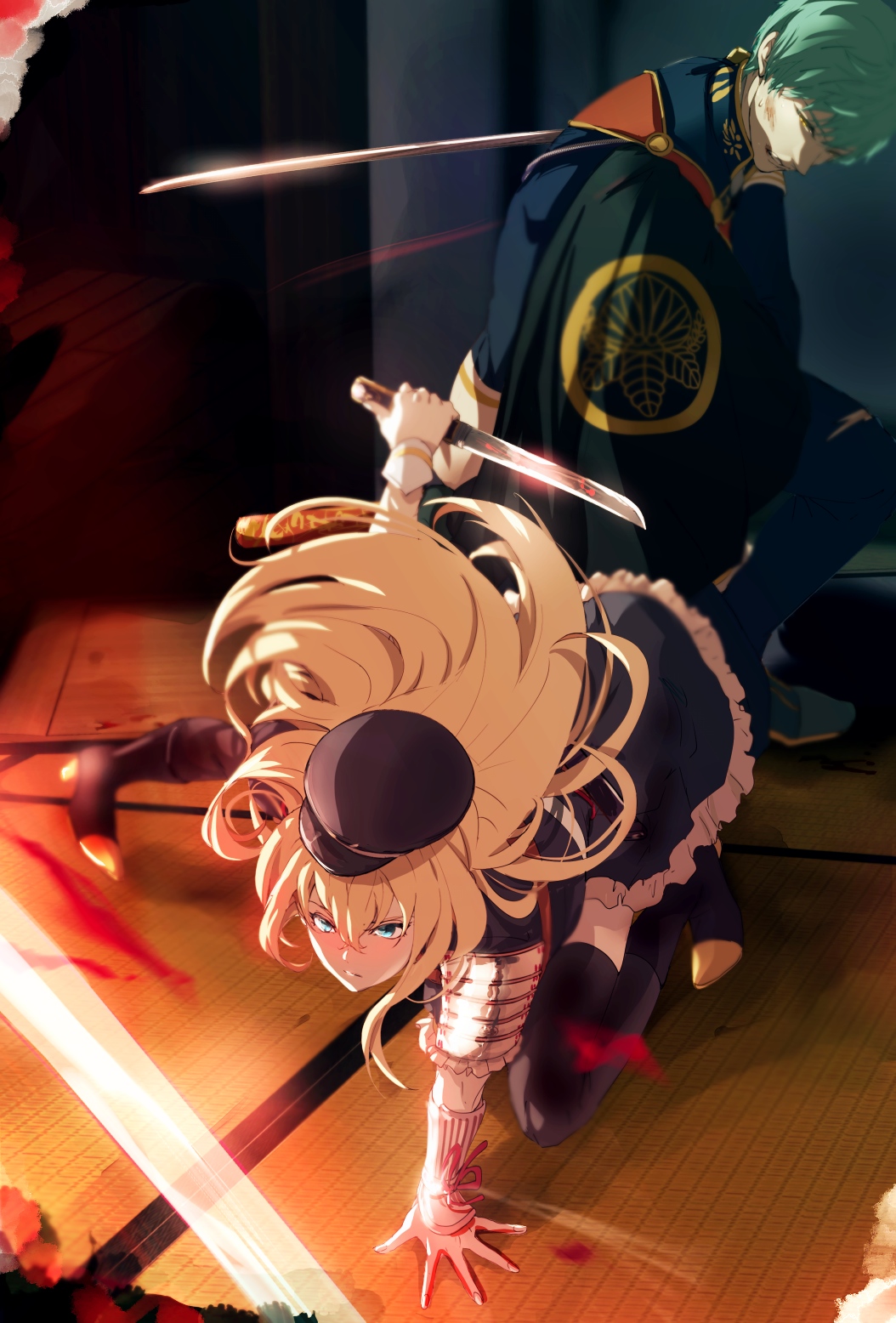 刀剑乱舞 乱藤四郎 一期一振 画师:なぎ 本作品pixiv id=60309590