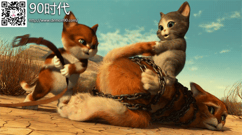 穿靴子的猫puss in boots the three diablos gif图 快来收藏一起萌萌
