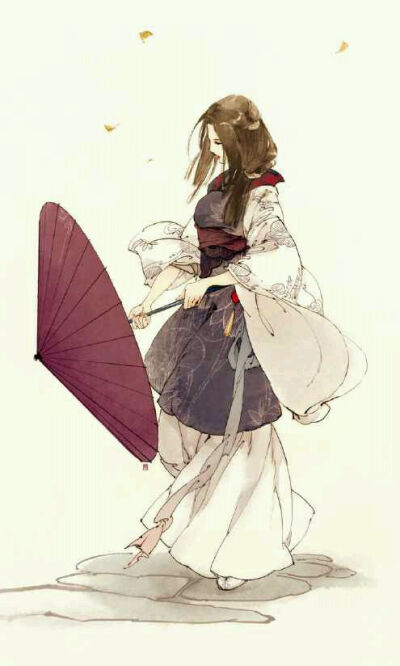 古风流苏伞