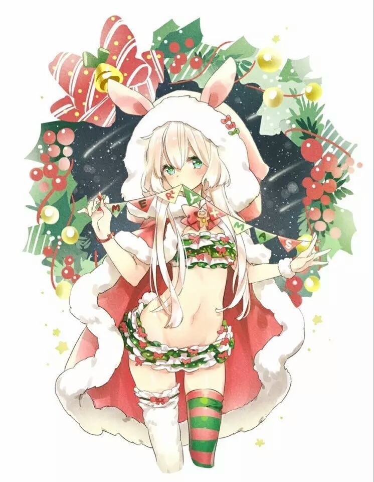 圣诞节二次元人物