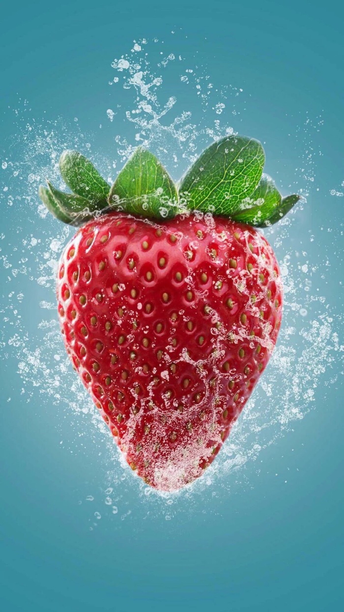 草莓屏保图片