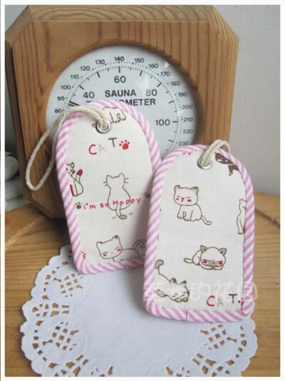 mini卡套 手工布艺 棉麻 拼布