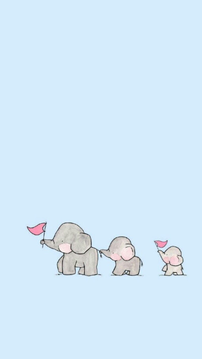 三只小象