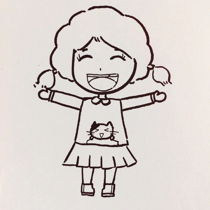 祝大家每天都开心.#不成熟教程# 画笔工具可参考置顶微博.