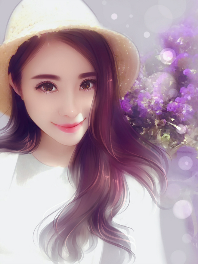 ps照片转手绘卡通头像肖像礼物手绘图漫画.