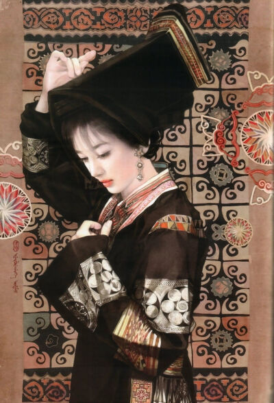 东风袭人(56个民族服饰) - 德珍画集 - 堆糖,美图壁纸