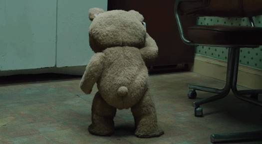 泰迪熊电影动图图片