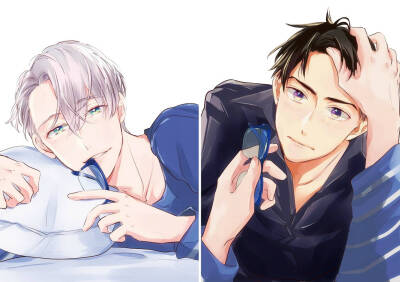 滑冰#运动#胜生勇利#维克托·尼基福罗夫#尤里·普利赛提#二次元#动漫