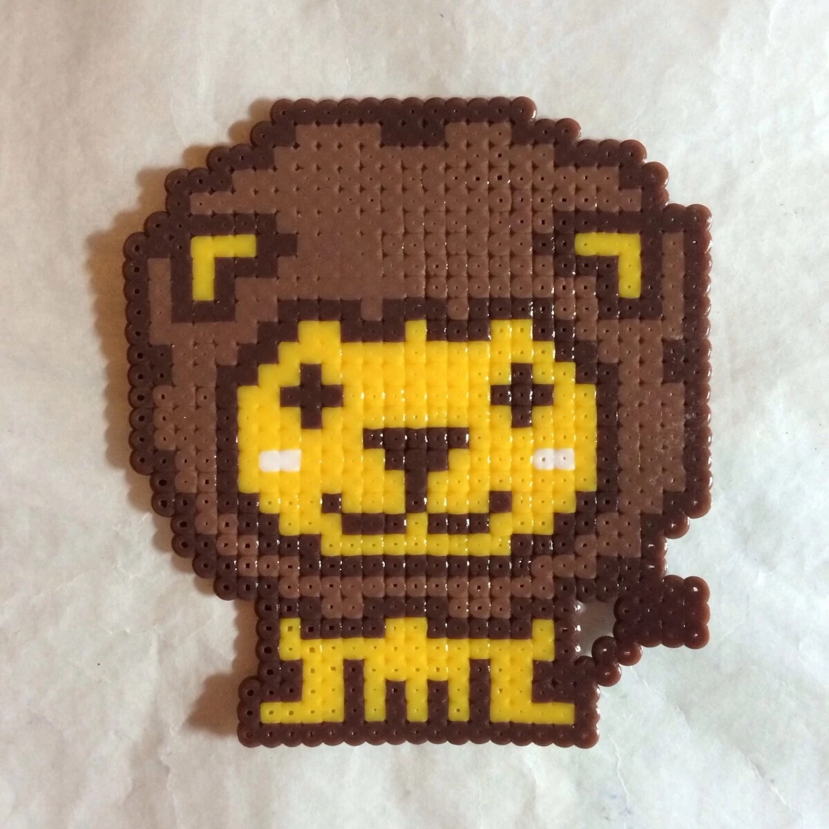 拼豆图纸~呆萌小狮子