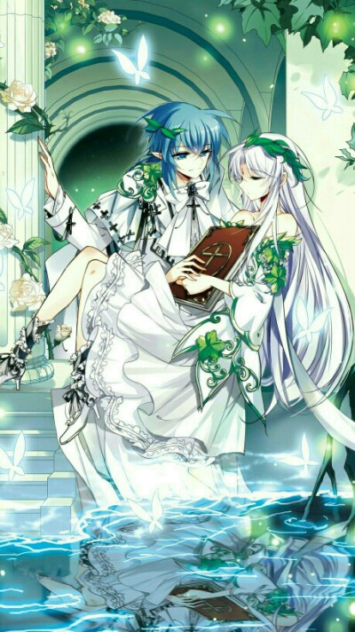 【此间二次元】二次元 情侣档 三眼啸天录 蓝缡 杨戬 暖色调 小清新