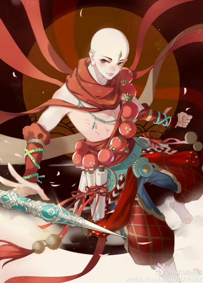 镇魔曲小和尚同人 微博搬图 不明作者.