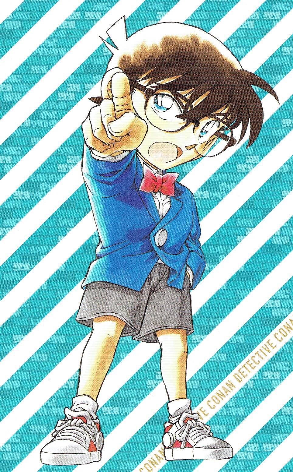 名侦探柯南全彩画集收录 青山刚昌手绘 漫画海报 江户川柯南 工藤新一