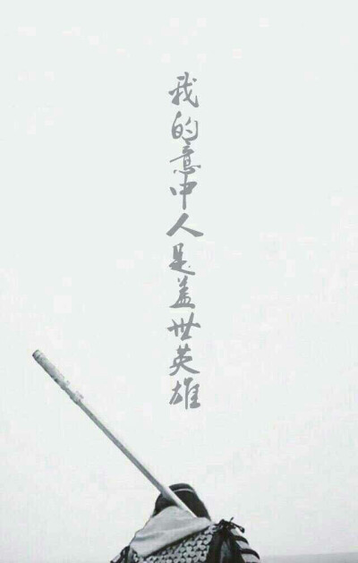 意中人是盖世英雄的壁纸