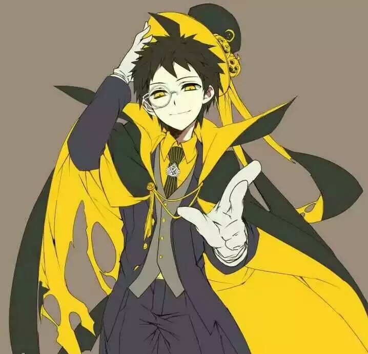 弹丸二代,日向创,万圣节装扮,单片眼镜,披风,帽子,绅♂士【?】微笑