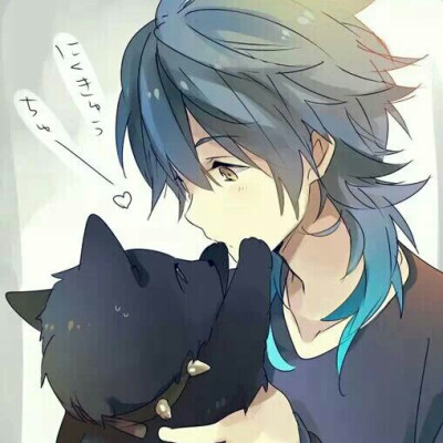 男动漫头像猫