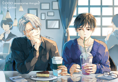 维勇【侵删致歉】冰上的尤里 yuri on ice p站画师 huhuhuhu 作品【侵