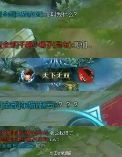 王者荣耀 赵云吕布 表情包