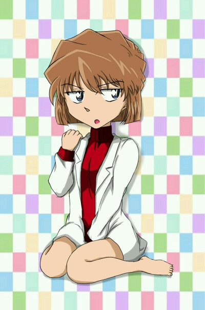 【来源p站,侵删】灰原哀やっぱり哀ちゃんは白衣セーターがいい(*_*)