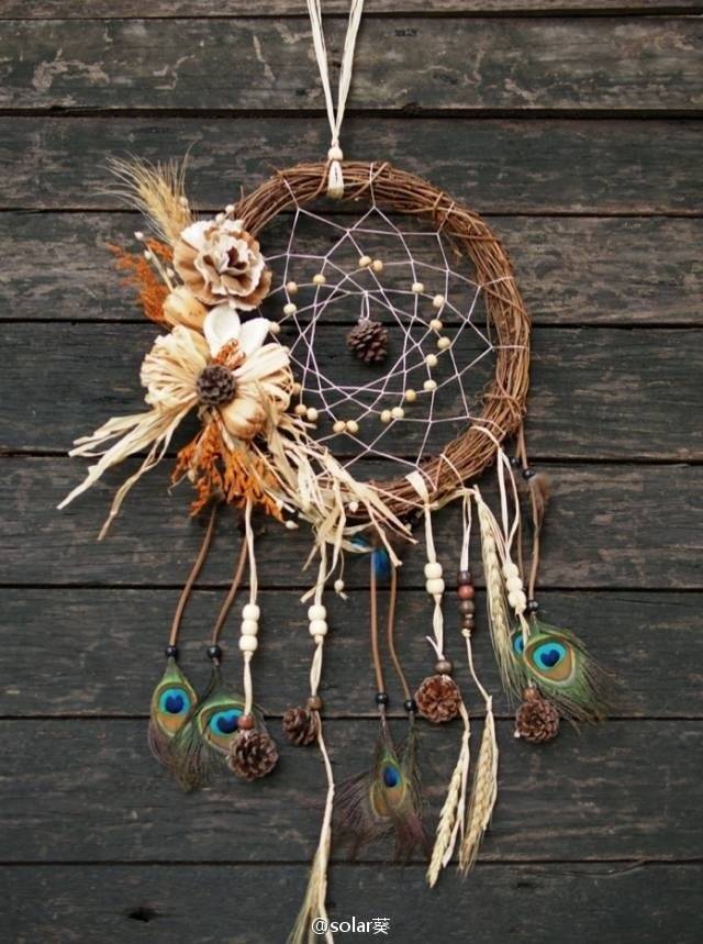 捕梦网,北美印地安人有个美丽的传说,相信挂在窗前的捕梦网,会带美梦